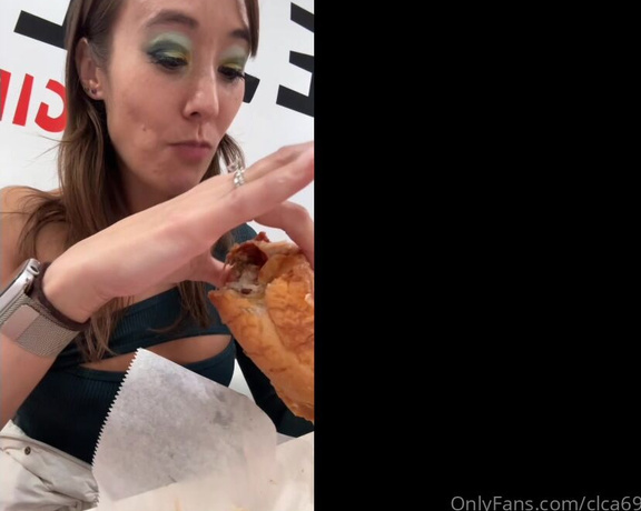 Christy Love aka clca69 - 03-23-2023 OnlyFans Video - Went to Philly cheese place in downtown