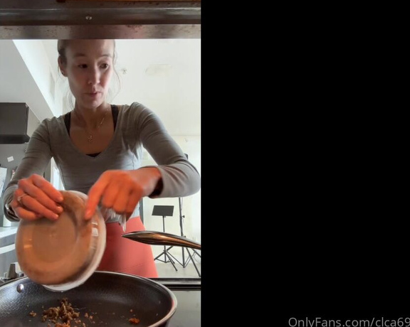 Christy Love aka clca69 - 05-25-2023 OnlyFans Video - Cooking with Christy vegan Spaghetti