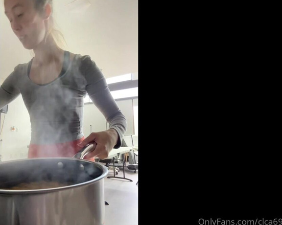 Christy Love aka clca69 - 05-25-2023 OnlyFans Video - Cooking with Christy vegan Spaghetti