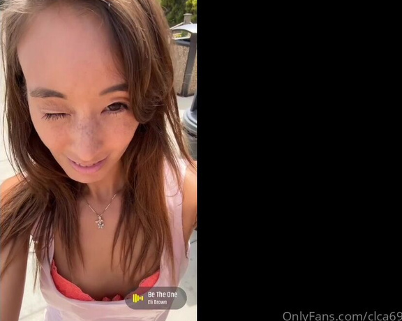 Christy Love aka clca69 - 09-05-2023 OnlyFans Video - Stopped at a cute cafe in Laguna beach It was a cute outdoor seating with the