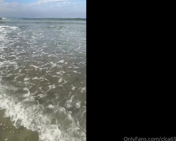 Christy Love aka clca69 - 09-24-2023 OnlyFans Video - Beach day with Tofu