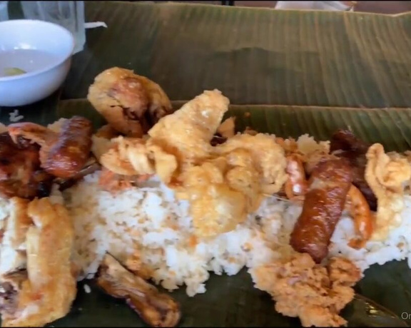 Christy Love aka clca69 - 07-08-2019 OnlyFans Video - Eating some delicious Filipino food with my friends Cant go wrong with some delicious food