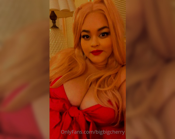 Big Big Cherry  BBW aka bigbigcherry - 12-25-2021 OnlyFans Video - Feliz Navidad