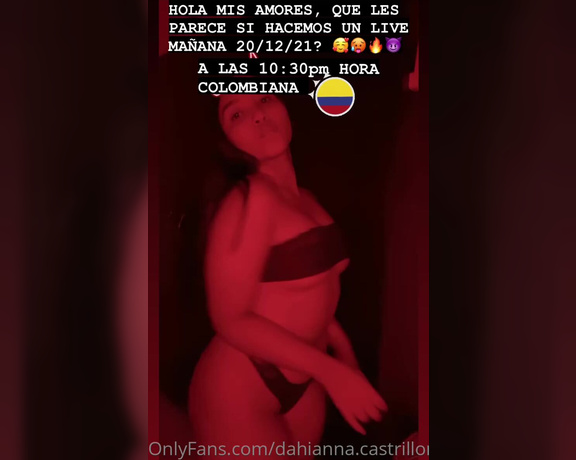 Dahianna Castrillon aka dahianna.castrillon - 12-19-2021 OnlyFans Video - Leaked dahianna.castrillon 92459