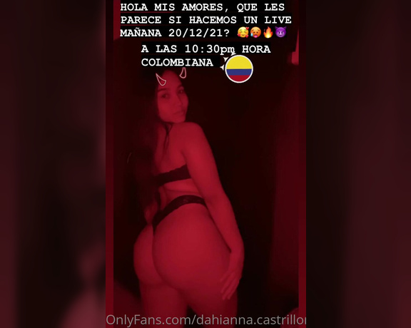 Dahianna Castrillon aka dahianna.castrillon - 12-19-2021 OnlyFans Video - Leaked dahianna.castrillon 92459