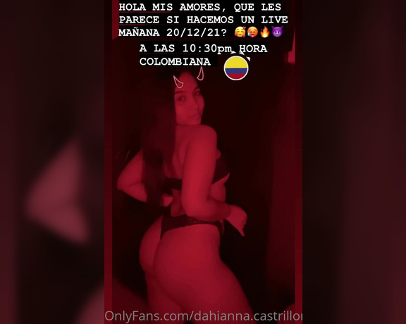 Dahianna Castrillon aka dahianna.castrillon - 12-19-2021 OnlyFans Video - Leaked dahianna.castrillon 92459