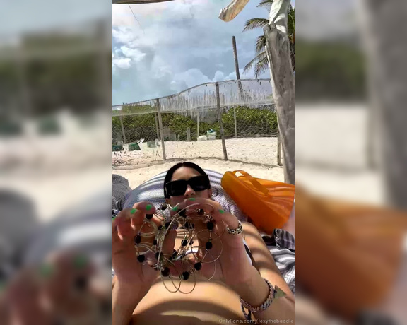 Baddie Lex aka lexythebaddie - 09-25-2021 OnlyFans Video - Im in Tulum still