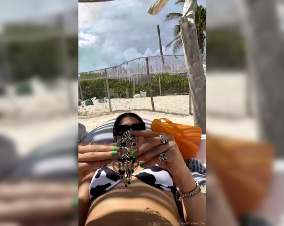 Baddie Lex aka lexythebaddie - 09-25-2021 OnlyFans Video - Im in Tulum still