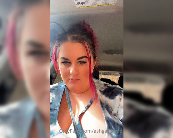 Ashley Garland aka ashgarlandd - 09-14-2021 OnlyFans Video - Some car fun boobies