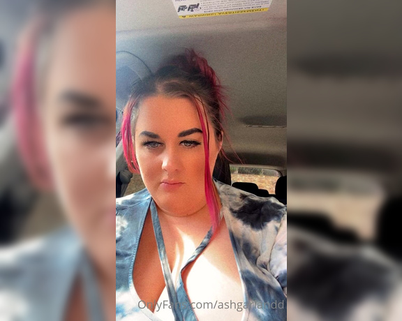 Ashley Garland aka ashgarlandd - 09-14-2021 OnlyFans Video - Some car fun boobies