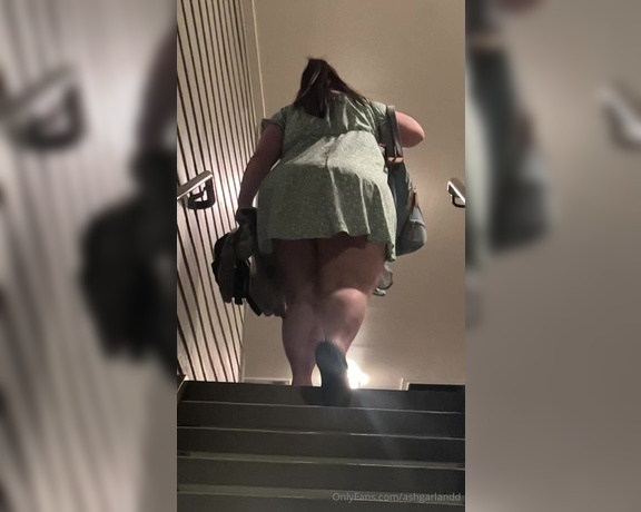 Ashley Garland aka ashgarlandd - 04-12-2024 OnlyFans Video - Yall wanna follow me up the stairs