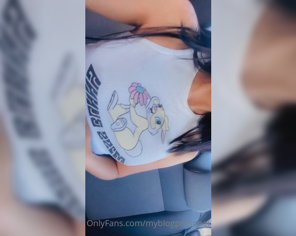 MyBlogPersonal aka myblogpersonal - 08-10-2022 OnlyFans Video - Me grabé en un viaje de UBER