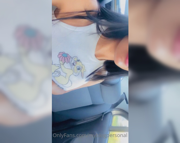 MyBlogPersonal aka myblogpersonal - 08-10-2022 OnlyFans Video - Me grabé en un viaje de UBER