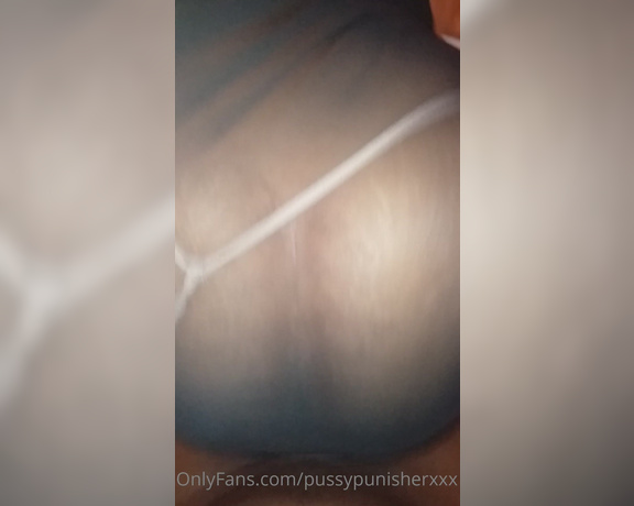 PussyPunisher aka pussypunisherxxx - 10-01-2022 OnlyFans Video - I moved her thong to the side to make room for my dick bubbling_booty