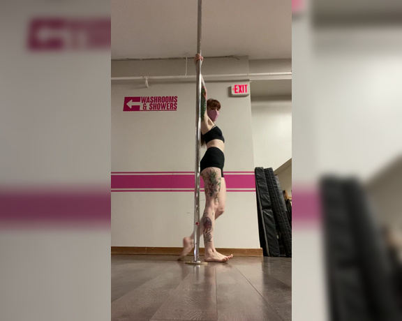 GoAskAlex aka goaskalex - 10-06-2020 OnlyFans Video - Im slowly getting better  my pole dance classes have been really fun This is