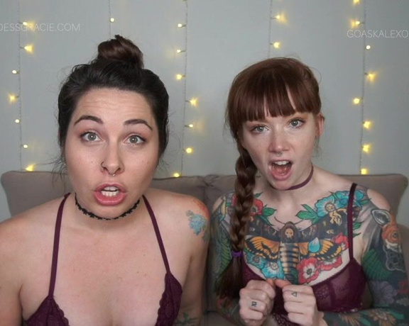 GoAskAlex aka goaskalex - 12-28-2020 OnlyFans Video - Step Sisters make you eat your cum  10  Co_starring my brunette babe graciehaze