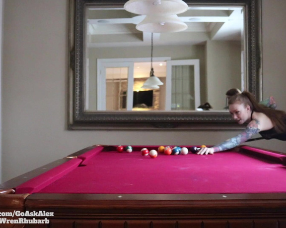 GoAskAlex aka goaskalex - 05-10-2022 OnlyFans Video - ʙʟᴏᴏᴘᴇʀꜱ from my video with wrenrhubarb   Can you tell we arent professional pool players