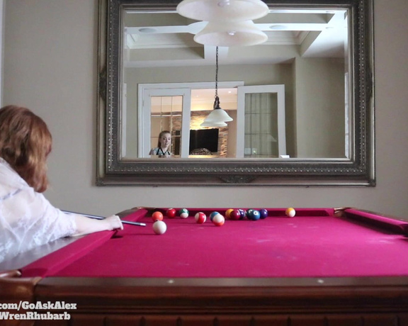 GoAskAlex aka goaskalex - 05-10-2022 OnlyFans Video - ʙʟᴏᴏᴘᴇʀꜱ from my video with wrenrhubarb   Can you tell we arent professional pool players