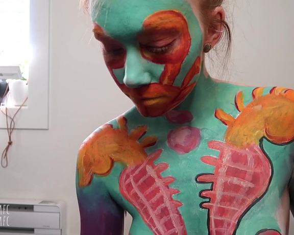 GoAskAlex aka goaskalex - 01-26-2022 OnlyFans Video - Heres one more for those who said they loved the body painting videos I did an