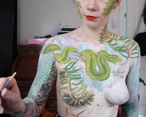 GoAskAlex aka goaskalex - 01-16-2022 OnlyFans Video - rainforest body_paint time_lapse From my now retired face paint friday streams Tip 5 if you were