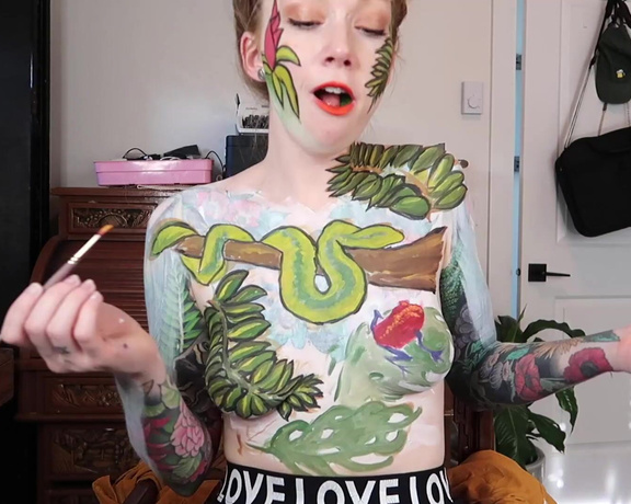 GoAskAlex aka goaskalex - 01-16-2022 OnlyFans Video - rainforest body_paint time_lapse From my now retired face paint friday streams Tip 5 if you were