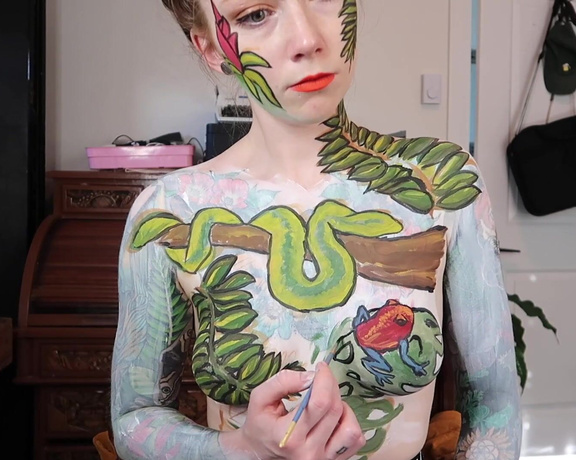 GoAskAlex aka goaskalex - 01-16-2022 OnlyFans Video - rainforest body_paint time_lapse From my now retired face paint friday streams Tip 5 if you were