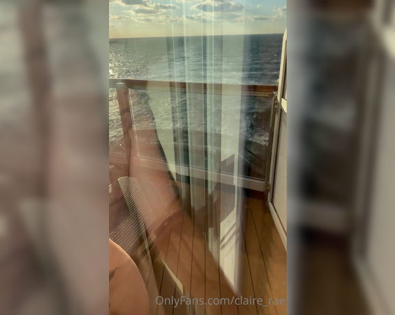 Claire Rae aka claire_rae - 05-08-2023 OnlyFans Video - Always sneaking out on the balcony