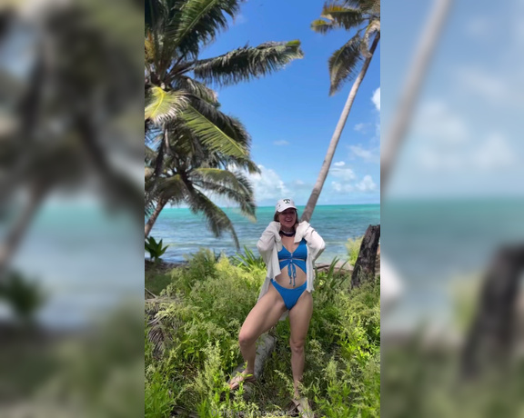 Claire Rae aka claire_rae - 10-20-2024 OnlyFans Video - Just some island flashing after diving the blue hole