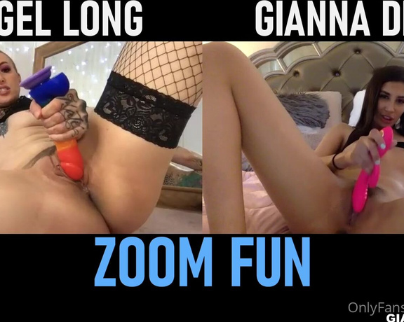 Gianna Dior aka giannadior - 11-15-2021 OnlyFans Video - zoom fun with angel long  think you can handle me and angel playing with each