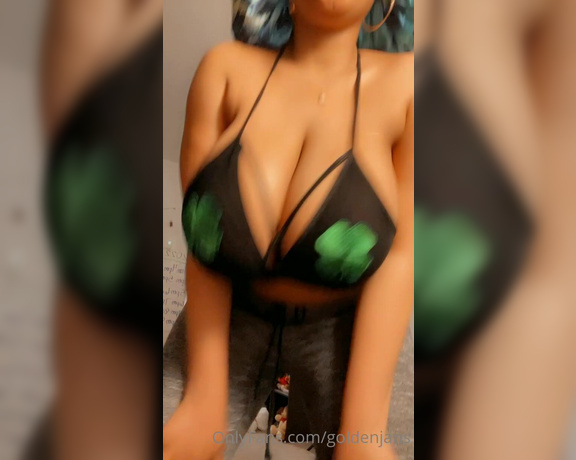 GoldenJans aka goldenjans - 03-18-2022 OnlyFans Video - Happy St_5t1n