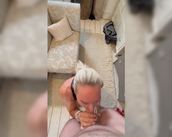 Jem & Daz aka jemanddaz - 09-22-2024 OnlyFans Video - Let me spit on your cock for you baby and suck it till you cum