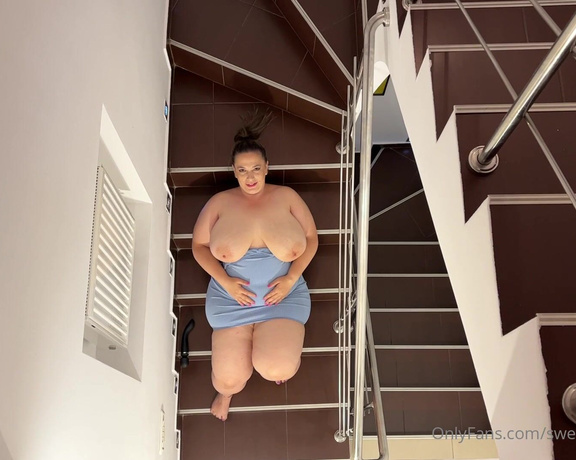 SweetheartMia aka sweetheartmiabbw - 07-20-2022 OnlyFans Video - Magic wand orgasm on stairs