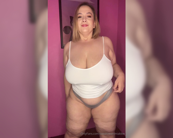 SweetheartMia aka sweetheartmiabbw - 02-22-2024 OnlyFans Video - Thursday tease