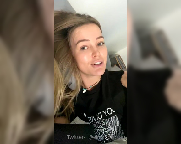 Elle Knox aka elleknox - 06-16-2020 OnlyFans Video - Part 2 of this mornings message