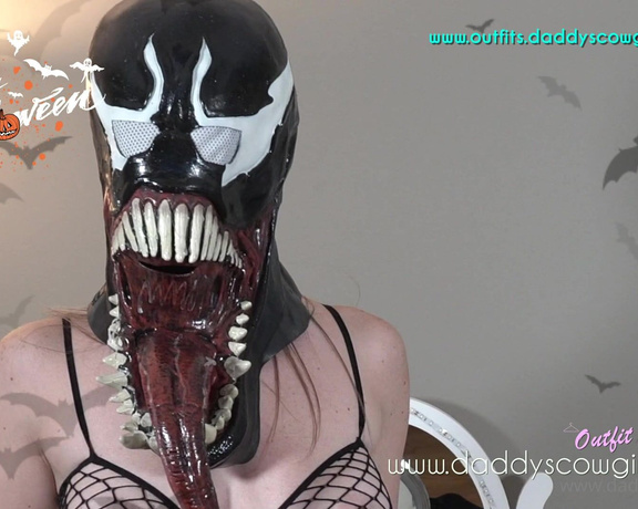 Dallas Stone aka daddyscowgirl - 10-29-2024 OnlyFans Video - Would you fuck me in this venom costume I love halloween and getting slutty for you