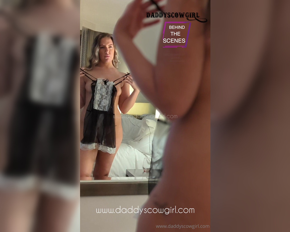 Dallas Stone aka daddyscowgirl - 11-05-2024 OnlyFans Video - I dressed up like a maid for my FAT DADDY HUSBAND and I ended up SQUIRTING