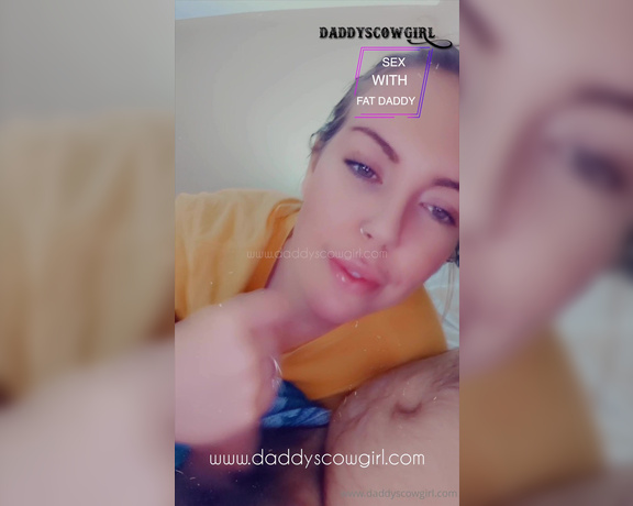 Dallas Stone aka daddyscowgirl - 12-01-2024 OnlyFans Video - Getting my pussy fucked by my OLD FAT LATINO DADDY HUSBAND