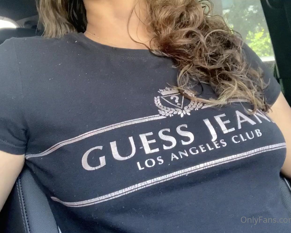 Sophia Abdalla aka sophiatheminx - 10-28-2020 OnlyFans Video - Just some naked boobies in the car