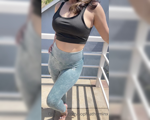 Sophia Abdalla aka sophiatheminx - 09-16-2021 OnlyFans Video - Im sure my Pilates instructor enjoyed the view