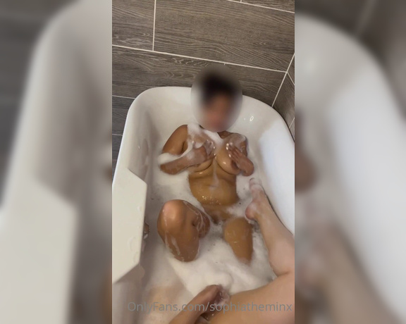 Sophia Abdalla aka sophiatheminx - 02-28-2023 OnlyFans Video - Would you like to join us in the bathtub  We would allow you to touch,