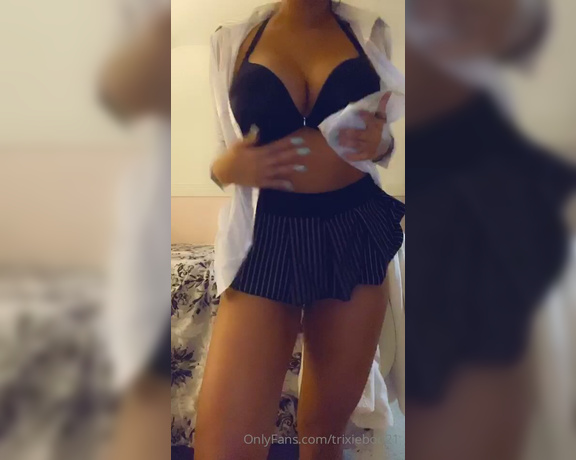 TrixieBoo21 aka trixieboo21 - 04-26-2020 OnlyFans Video - Just a little video from my school girl fit