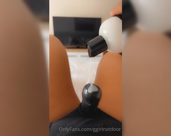 Ggirlnxtdoor aka ggirlnxtdoor - 06-18-2022 OnlyFans Video - Soooo who wants a ride For real this cum lube turns me on so much_67u7