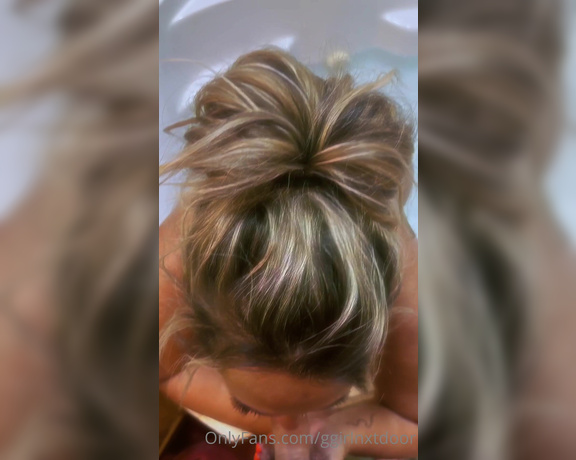 Ggirlnxtdoor aka ggirlnxtdoor - 08-12-2023 OnlyFans Video - He walked in on my bath so I made it worth his view  The spiderman