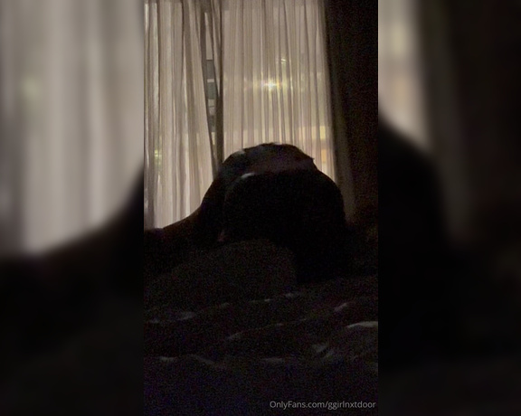 Ggirlnxtdoor aka ggirlnxtdoor - 02-13-2024 OnlyFans Video - Wanna fuck me on the window seat Imagine my titties bouncing in your face while my