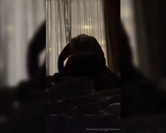 Ggirlnxtdoor aka ggirlnxtdoor - 02-13-2024 OnlyFans Video - Wanna fuck me on the window seat Imagine my titties bouncing in your face while my