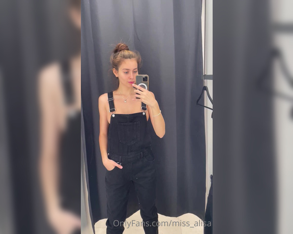 Alissa Foxy aka miss_alisa - 10-18-2022 OnlyFans Video - Have you ever thought about having fun in a fitting room Would you dare to I