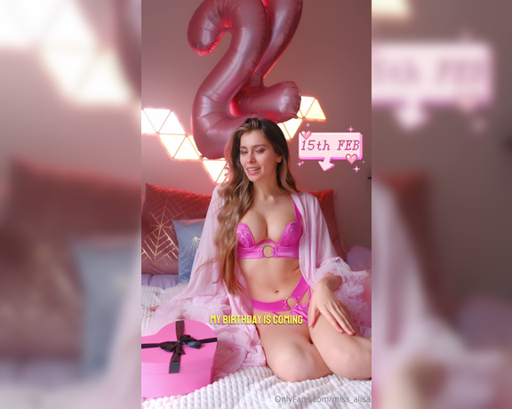 Alissa Foxy aka miss_alisa - 02-03-2024 OnlyFans Video - Im so grateful for you being here with me in my very special month  my