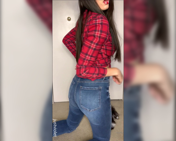 JustViolet aka justviolet - 10-13-2020 OnlyFans Video - Werewolf gets her tail 1234mins_dhu1