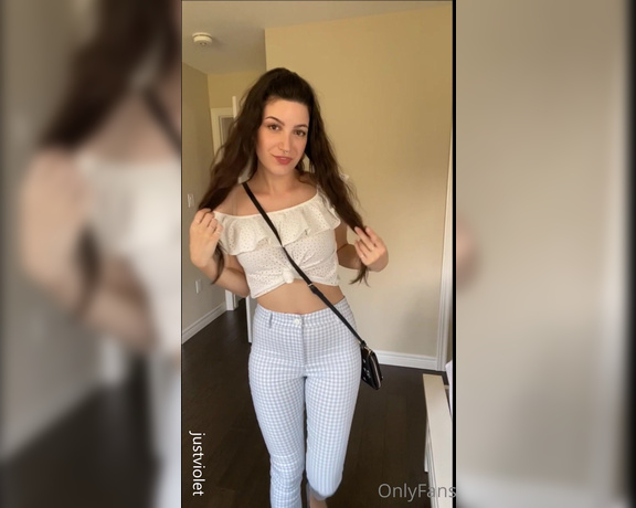 JustViolet aka justviolet - 05-18-2021 OnlyFans Video - Summer stripdown