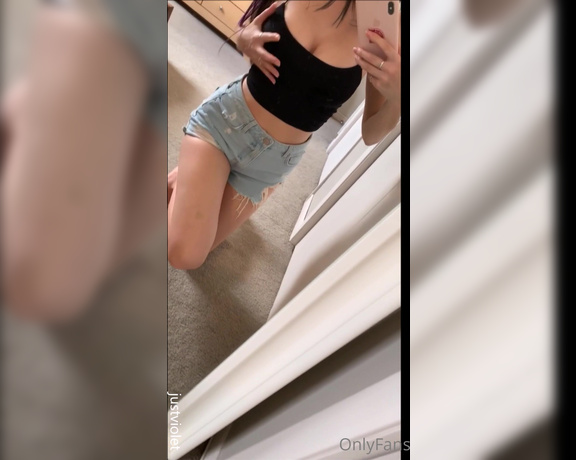 JustViolet aka justviolet - 11-30-2021 OnlyFans Video - Blowjob show on my mirror